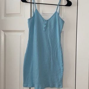 Light Blue Mini Dress